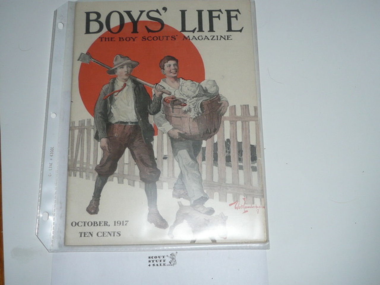 1917, October Boys' Life Magazine