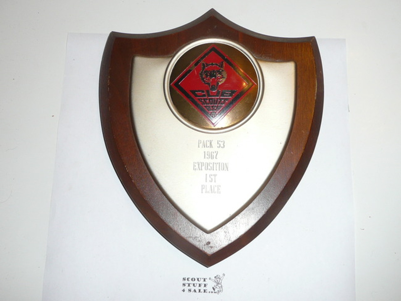 1967 Cub Scout Wall Plaque