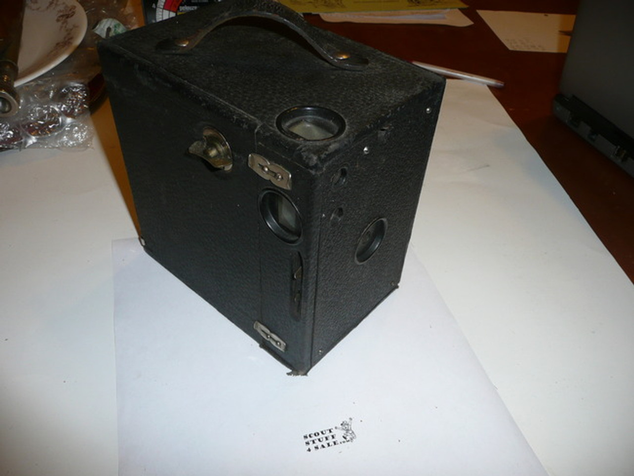 Boy Scout Box Camera, #2c, Seneca Camera Manufacturing Company, Rochester New York