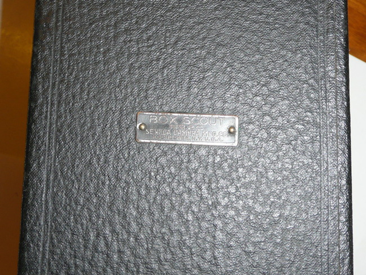 Boy Scout Box Camera, #2c, Seneca Camera Manufacturing Company, Rochester New York