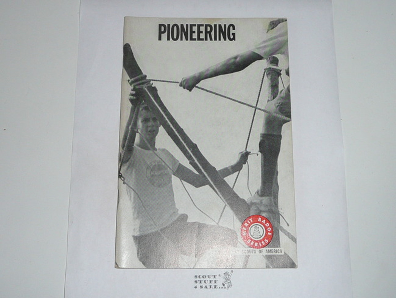 Pioneering Merit Badge Pamphlet, Type 7, Full Picture, 11-70 Printing