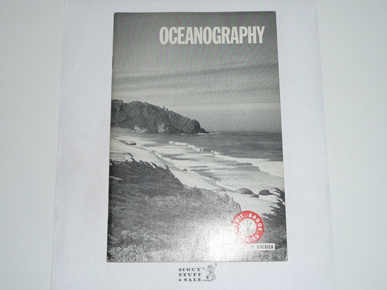 Oceanography Merit Badge Pamphlet, Type 7, Full Picture, 12-68 Printing