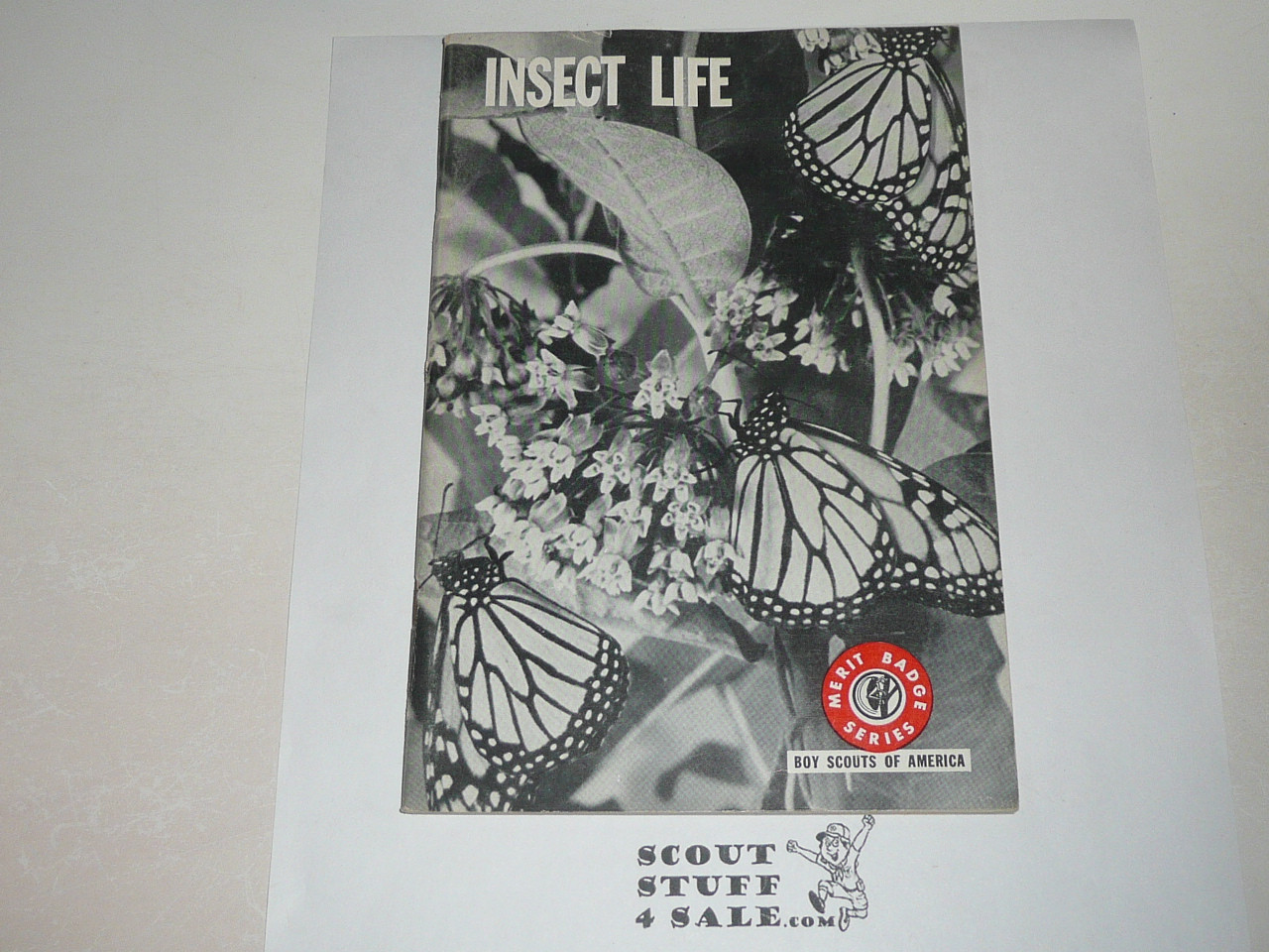 Insect Life Merit Badge Pamphlet, Type 7, Full Picture, 6-68 Printing