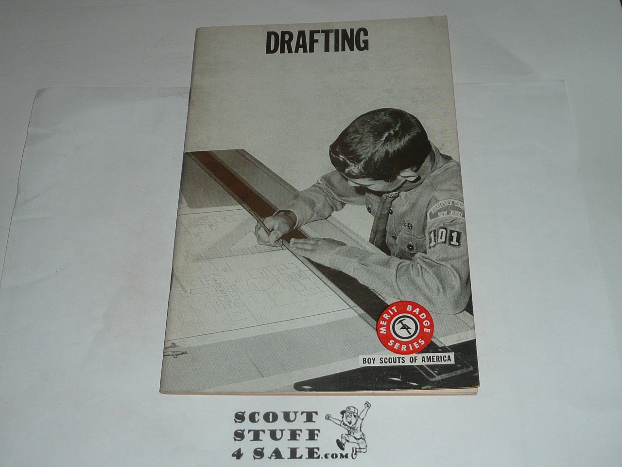 Drafting Merit Badge Pamphlet, Type 7, Full Picture, 9-68 Printing