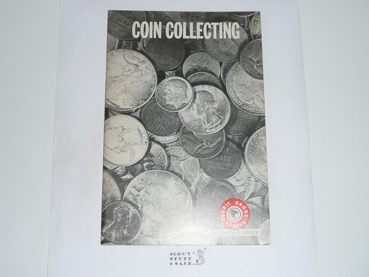 Coin Collecting Merit Badge Pamphlet, Type 7, Full Picture, 7-66 Printing