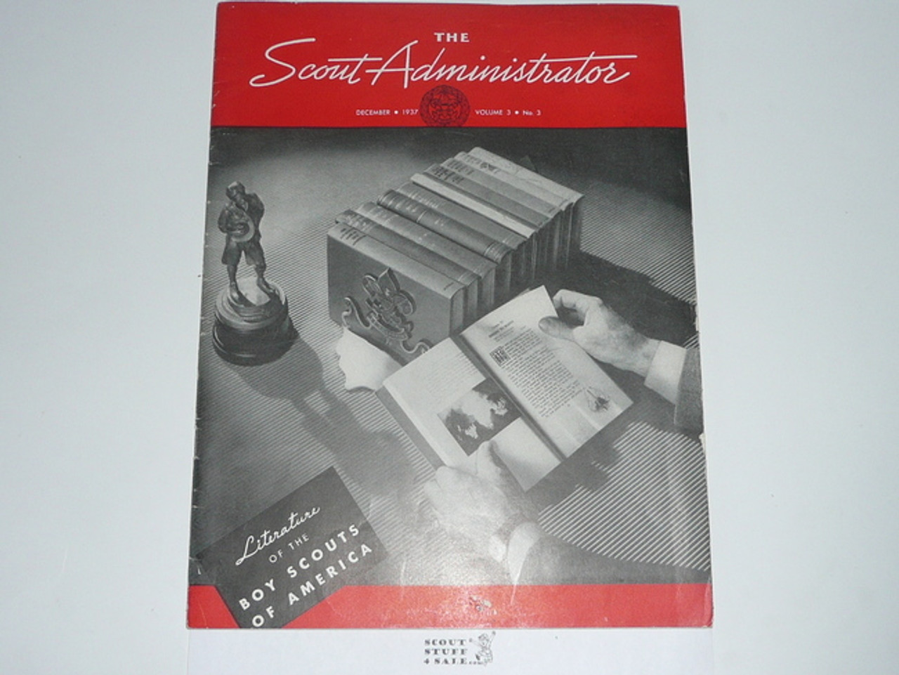 1937, December, The Scout Administrator, Literature of the Boy Scouts of America Catalog