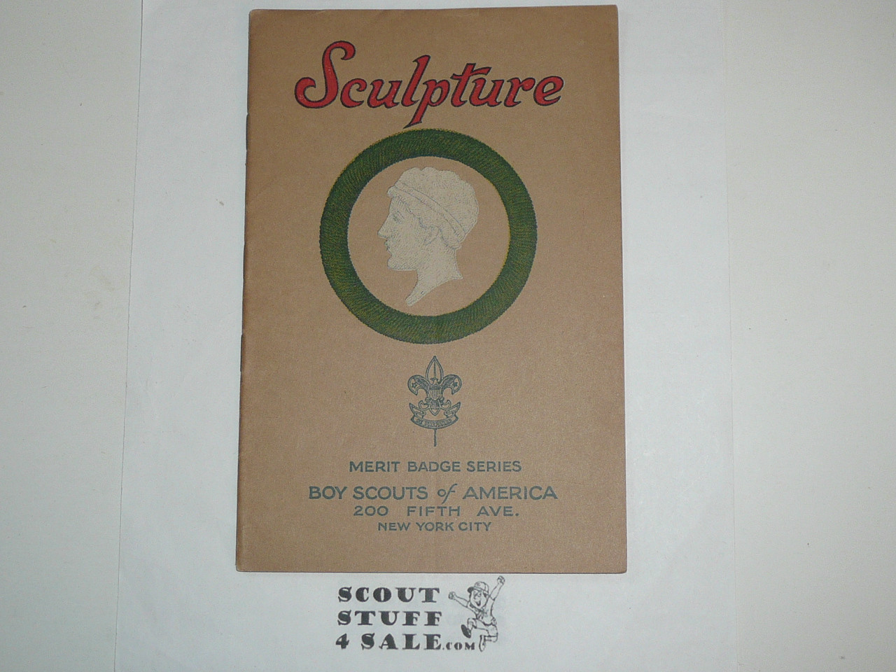 Merit Badge Pamphlet, Type 3, Tan Cover, 1925 Printing, Mint Condition