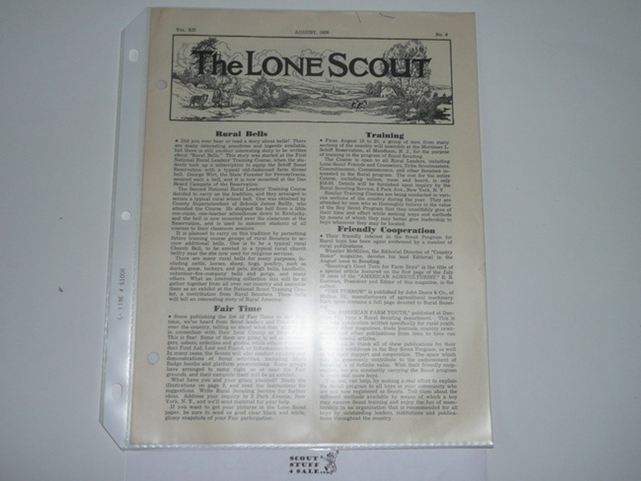 1938, August The Lone Scout Magazine