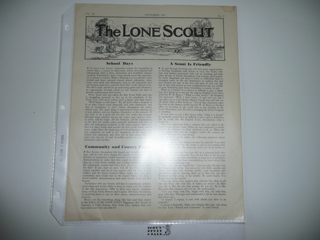 1937, September The Lone Scout Magazine
