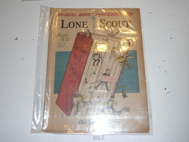 1922 Lone Scout Magazine, April, Vol 11 #6