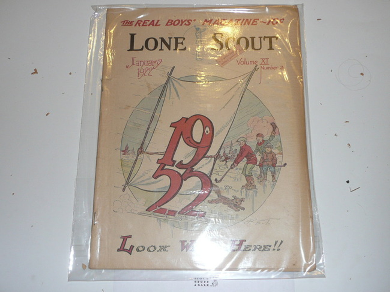 1922 Lone Scout Magazine, January, Vol 11 #3