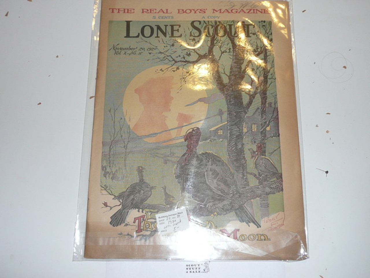 1920 Lone Scout Magazine, November 20, Vol 10 #5