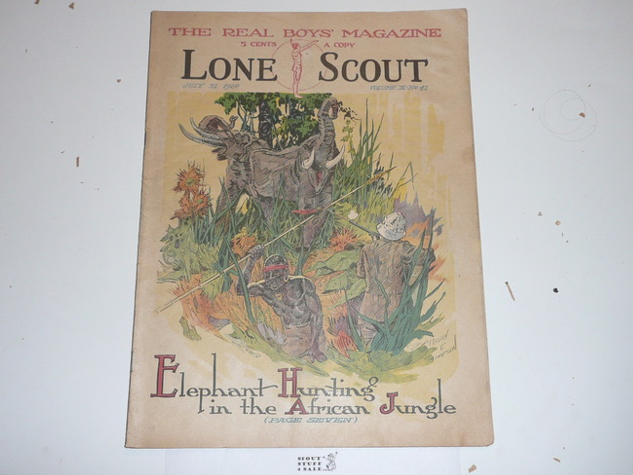 1920 Lone Scout Magazine, July 31, Vol 9 #41
