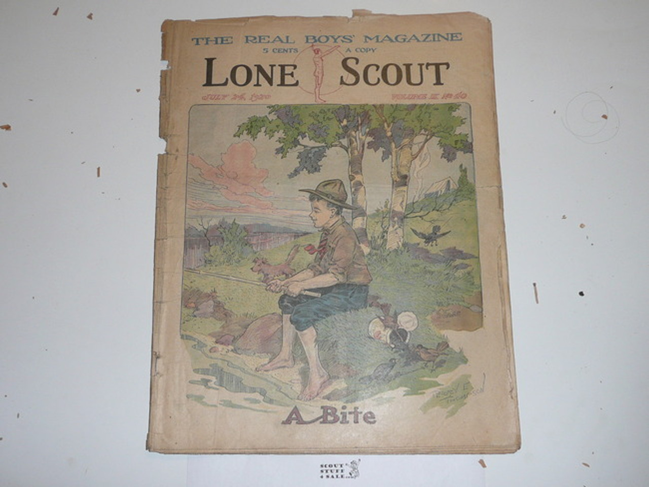 1920 Lone Scout Magazine, July 24, Vol 9 #40