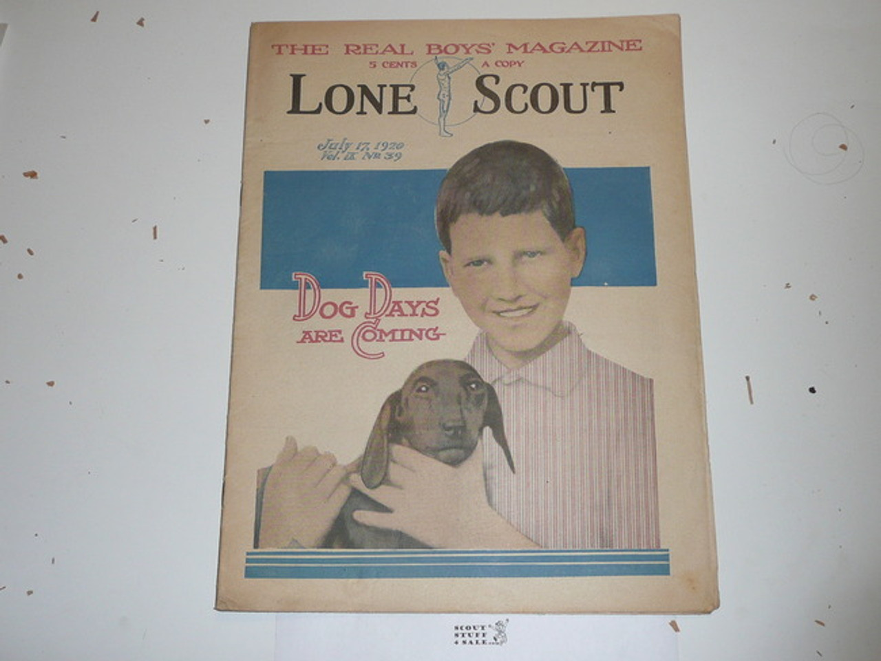 1920 Lone Scout Magazine, July 17, Vol 9 #39