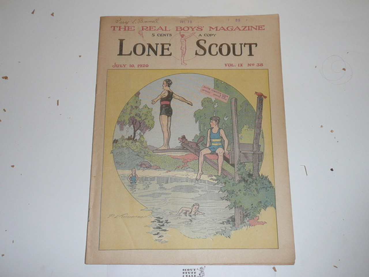 1920 Lone Scout Magazine, July 10, Vol 9 #38