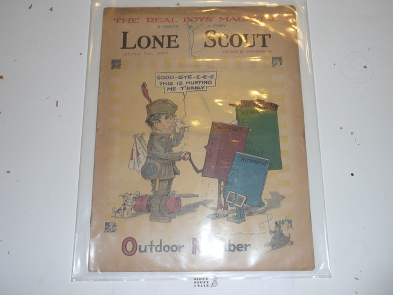 1920 Lone Scout Magazine, June 26, Vol 9 #36