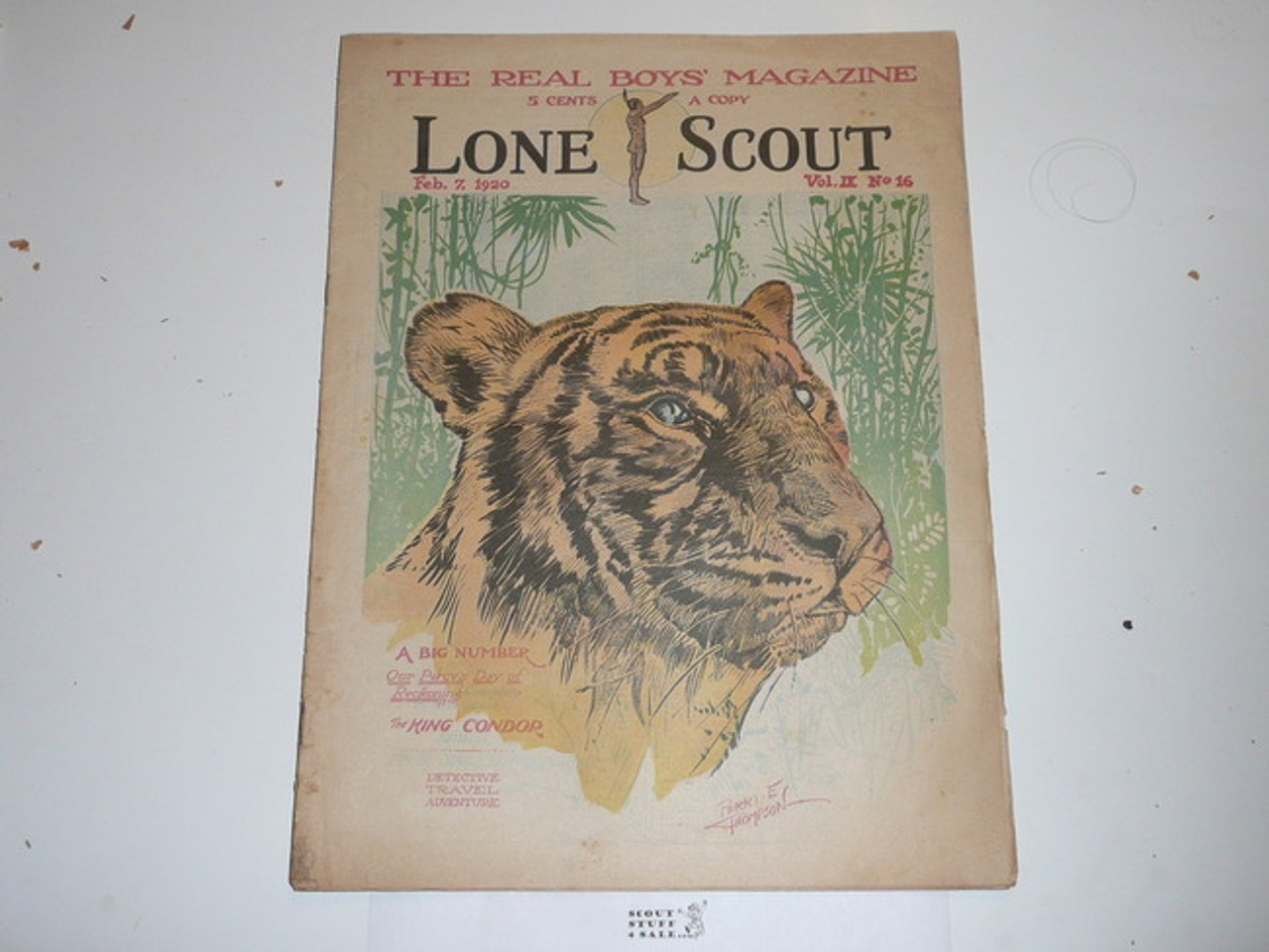1920 Lone Scout Magazine, February 07, Vol 9 #16