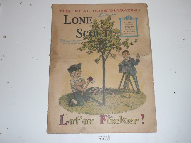 1920 Lone Scout Magazine, February 21, Vol 9 #18