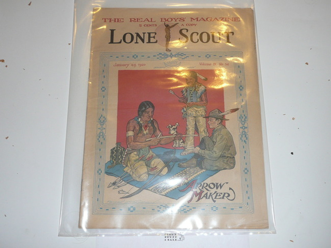 1920 Lone Scout Magazine, January 24, Vol 9 #14