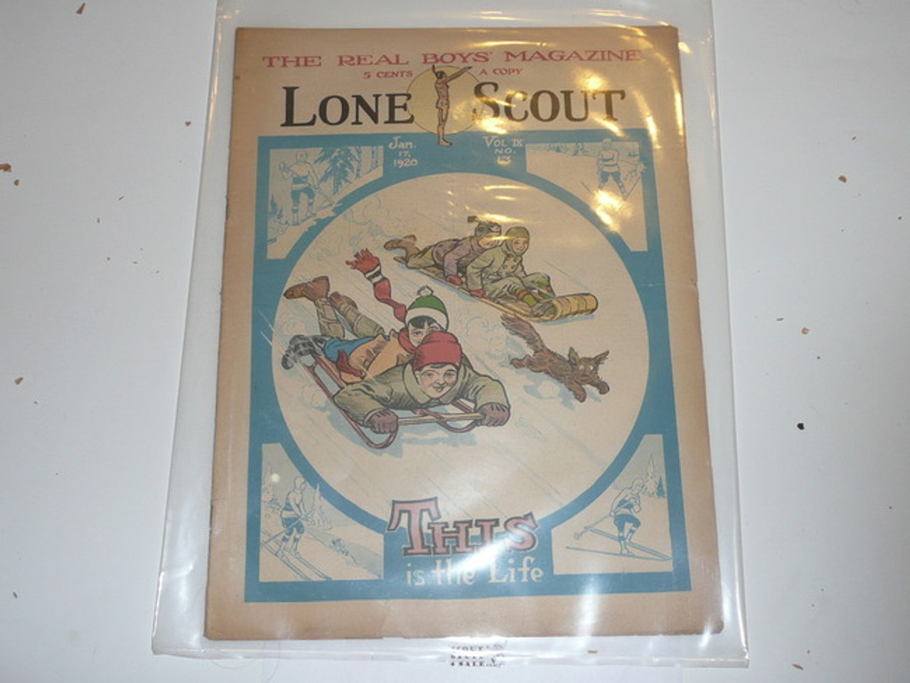 1920 Lone Scout Magazine, January 17, Vol 9 #13