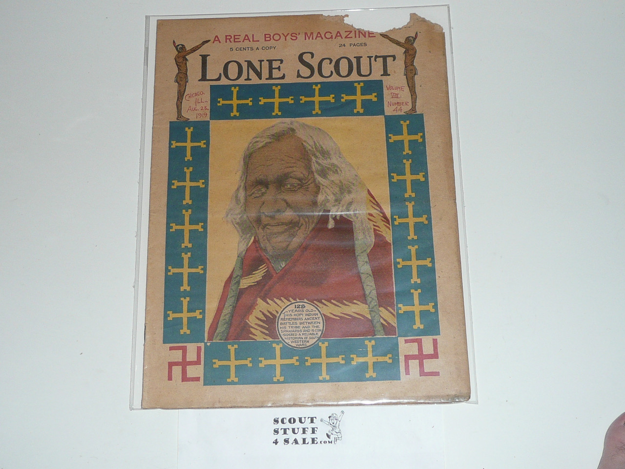 1919 Lone Scout Magazine, August 23, Vol 8 #44