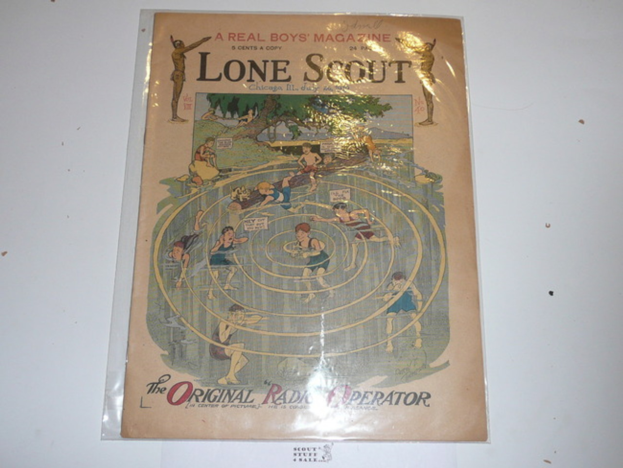 1919 Lone Scout Magazine, July 26, Vol 8 #40