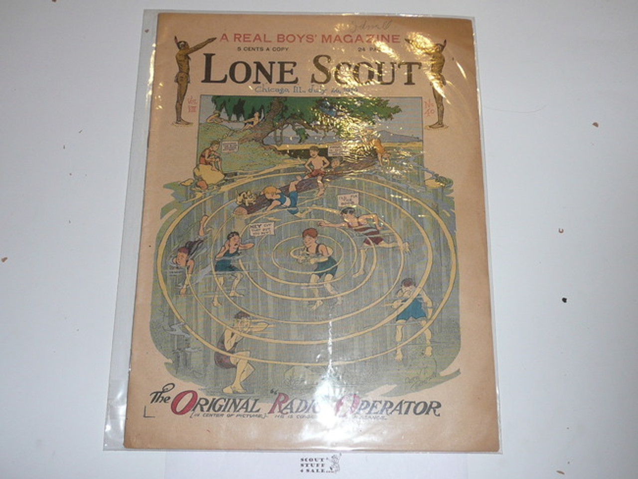 1919 Lone Scout Magazine, July 26, Vol 8 #40