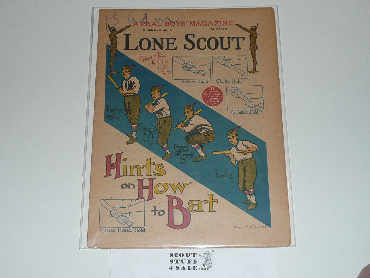 1919 Lone Scout Magazine, July 19, Vol 8 #39