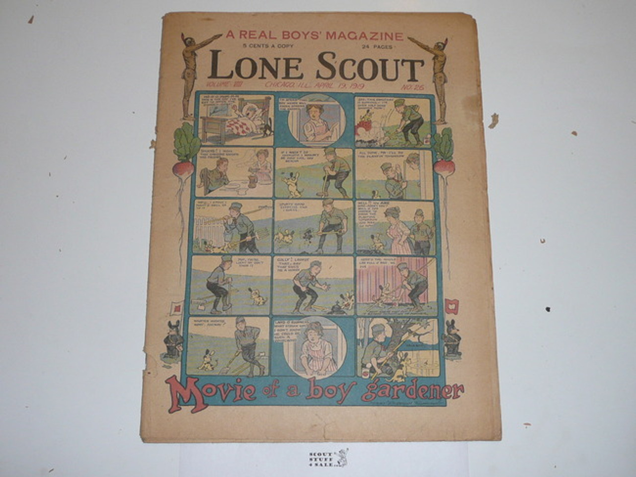 1919 Lone Scout Magazine, April 19, Vol 8 #26