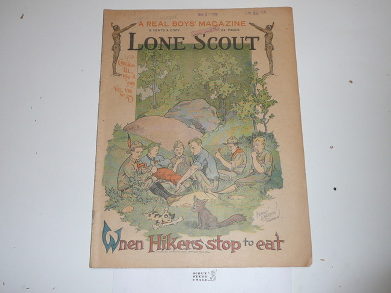 1919 Lone Scout Magazine, May 03, Vol 8 #28