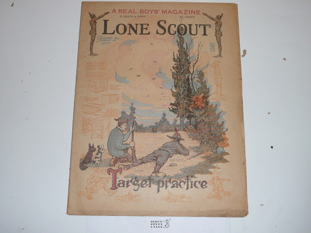 1919 Lone Scout Magazine, April 05, Vol 8 #24