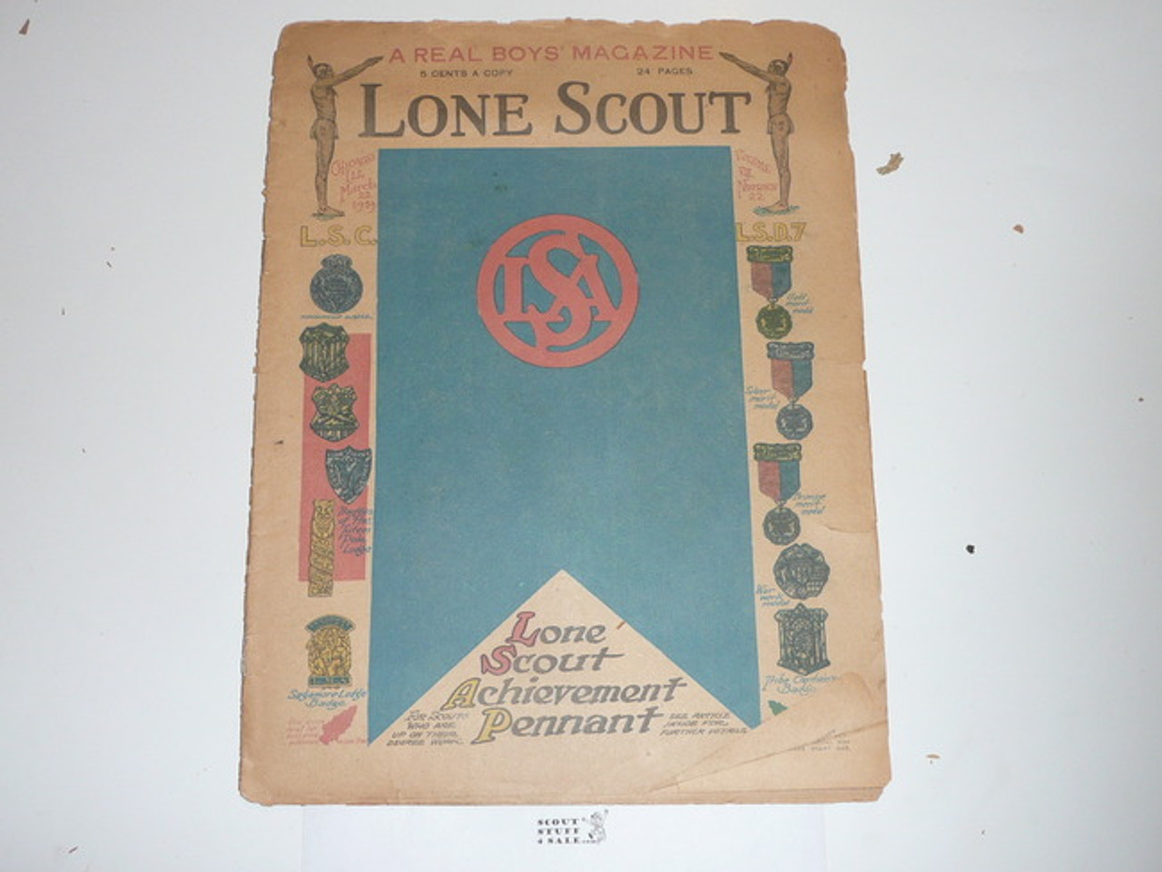 1919 Lone Scout Magazine, March 22, Vol 8 #22