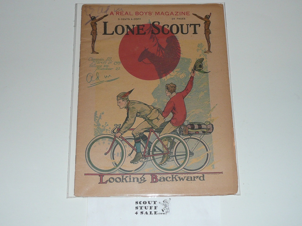 1919 Lone Scout Magazine, March 15, Vol 8 #21