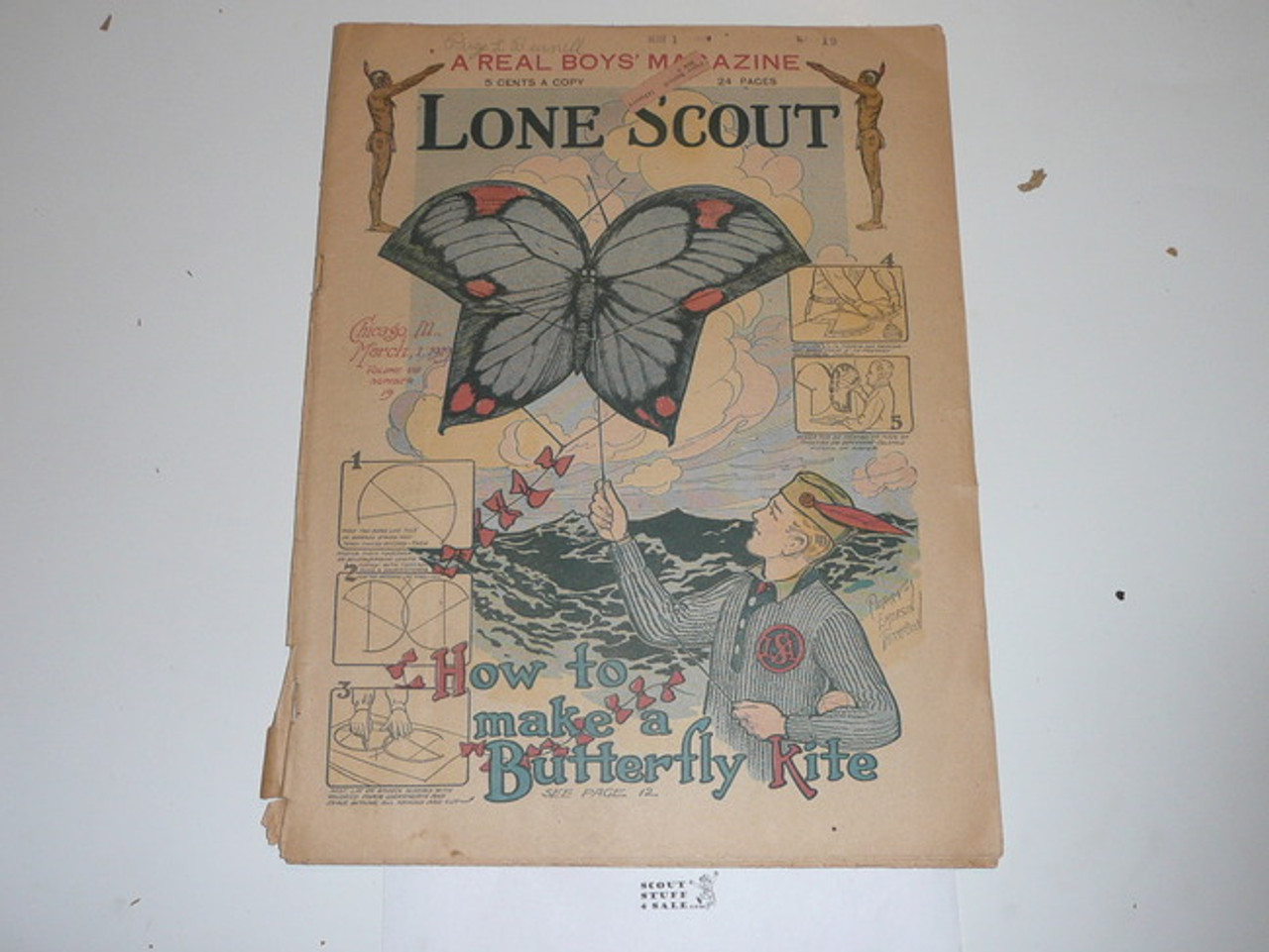 1919 Lone Scout Magazine, March 01, Vol 8 #19