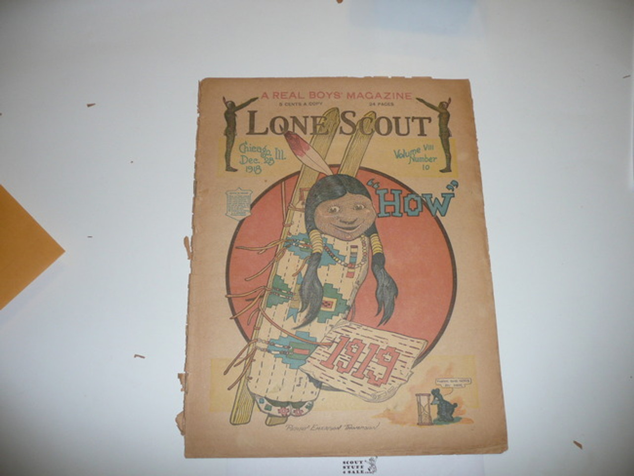 1918 Lone Scout Magazine, December 28, Vol 8 #10