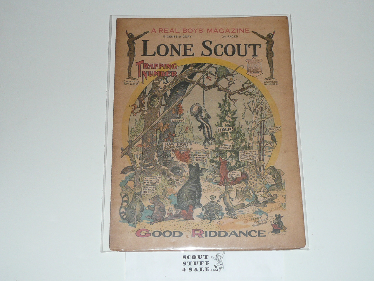 1918 Lone Scout Magazine, November 02, Vol 8 #2