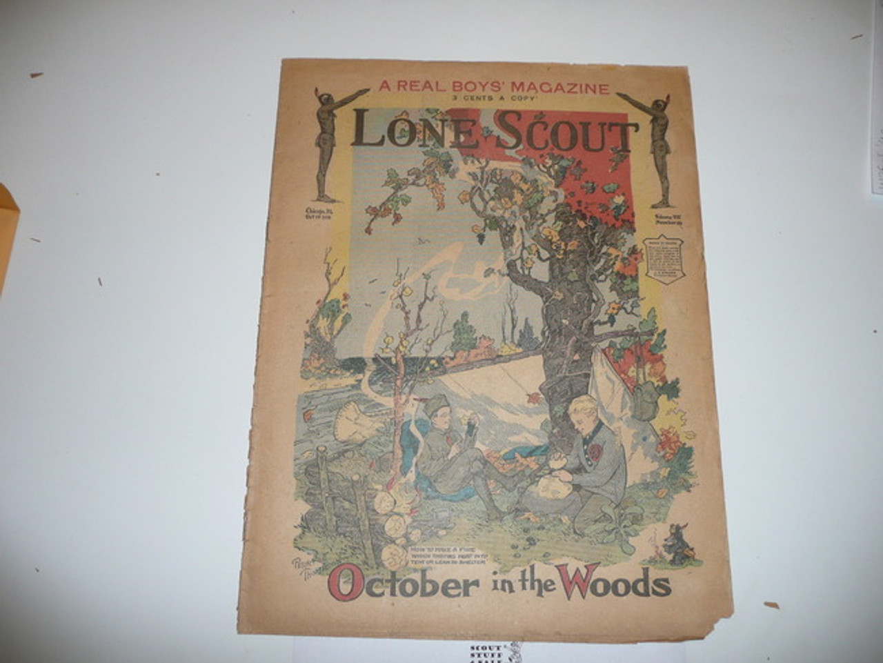 1918 Lone Scout Magazine, October 19, Vol 7 #52