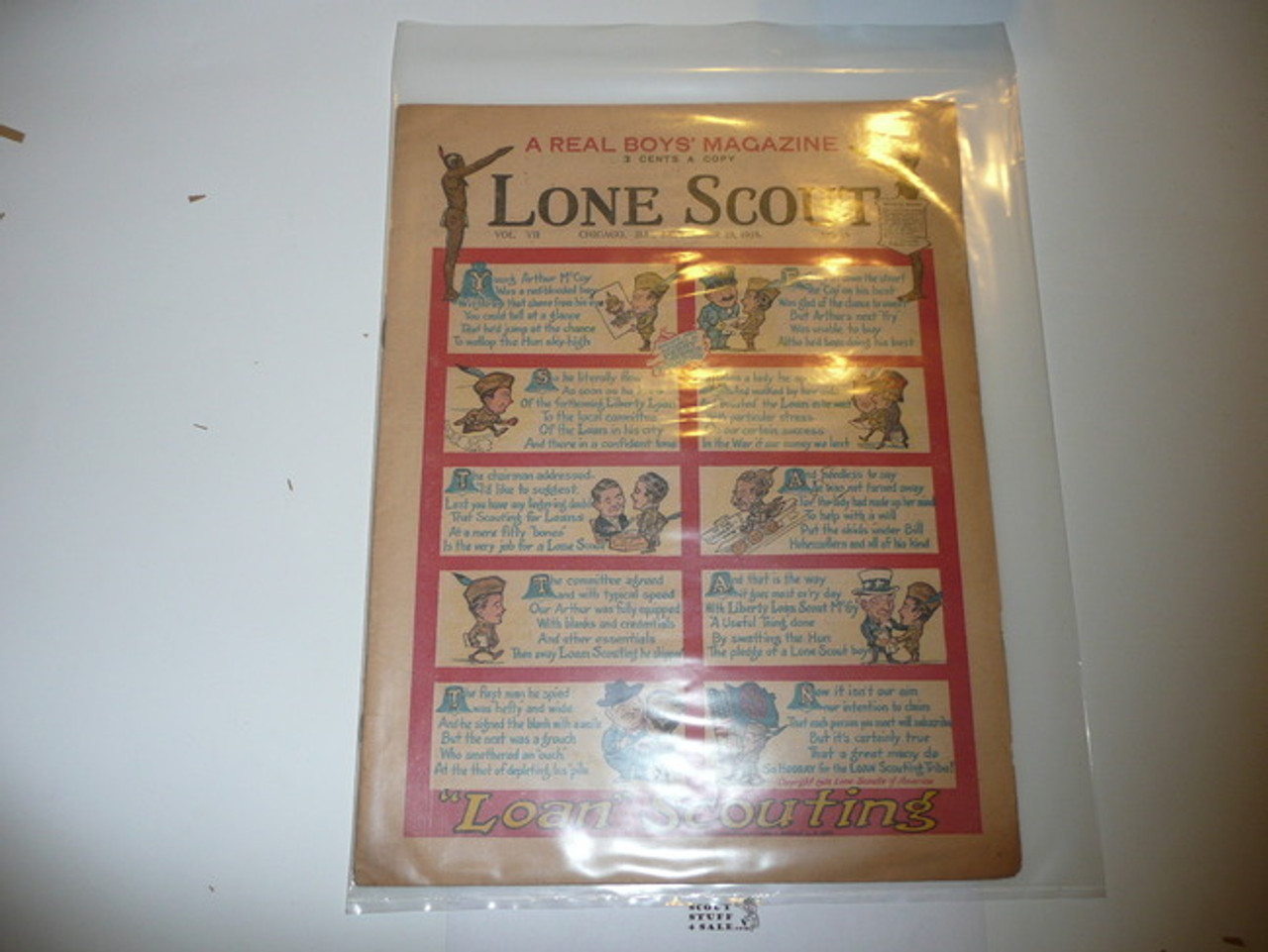 1918 Lone Scout Magazine, September 28, Vol 7 #49