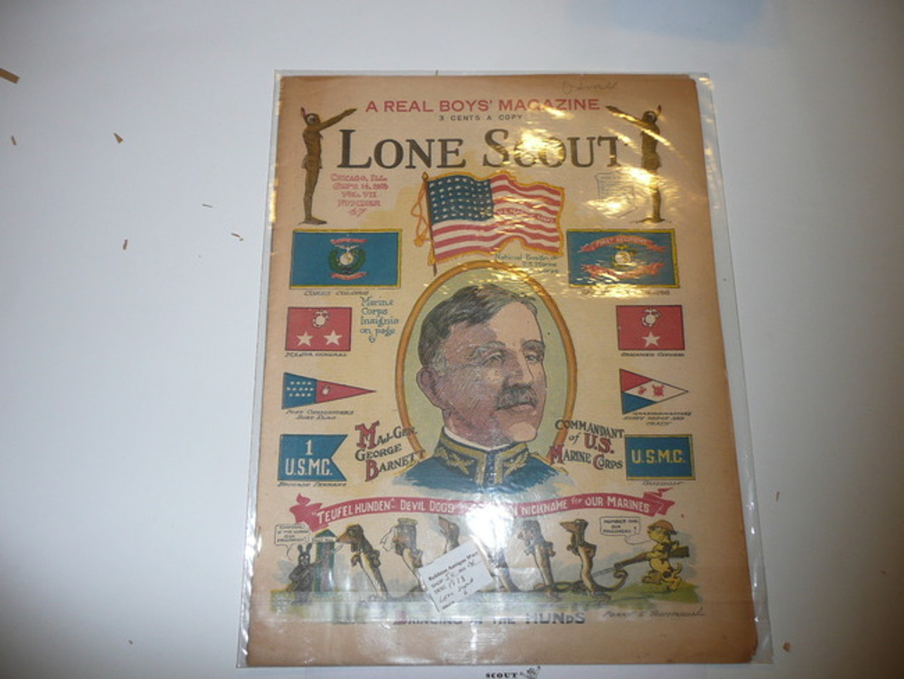 1918 Lone Scout Magazine, September 14, Vol 7 #47