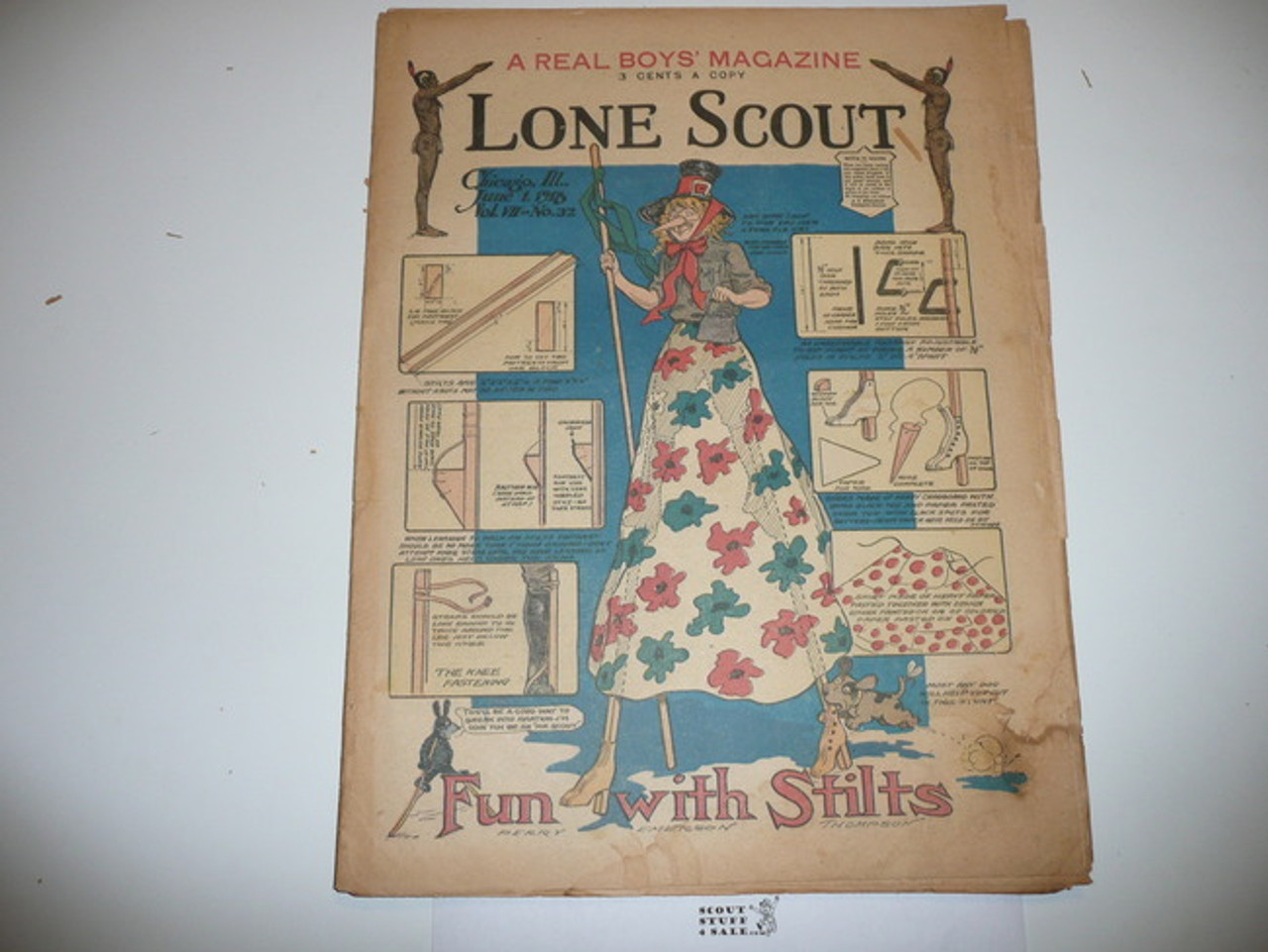 1918 Lone Scout Magazine, June 01, Vol 7 #32