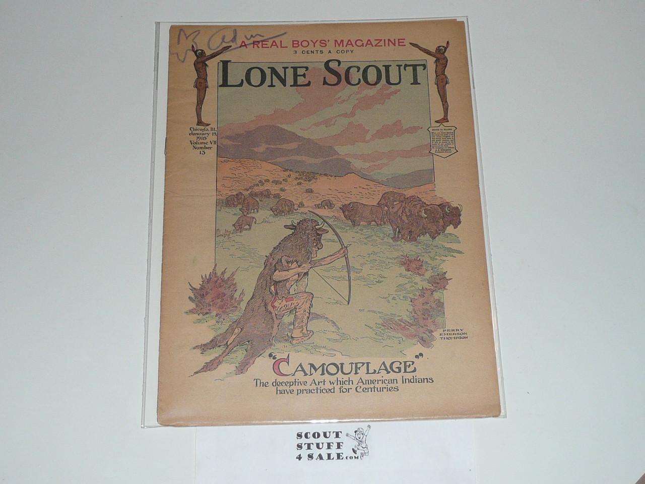 1918 Lone Scout Magazine, January 19, Vol 7 #13