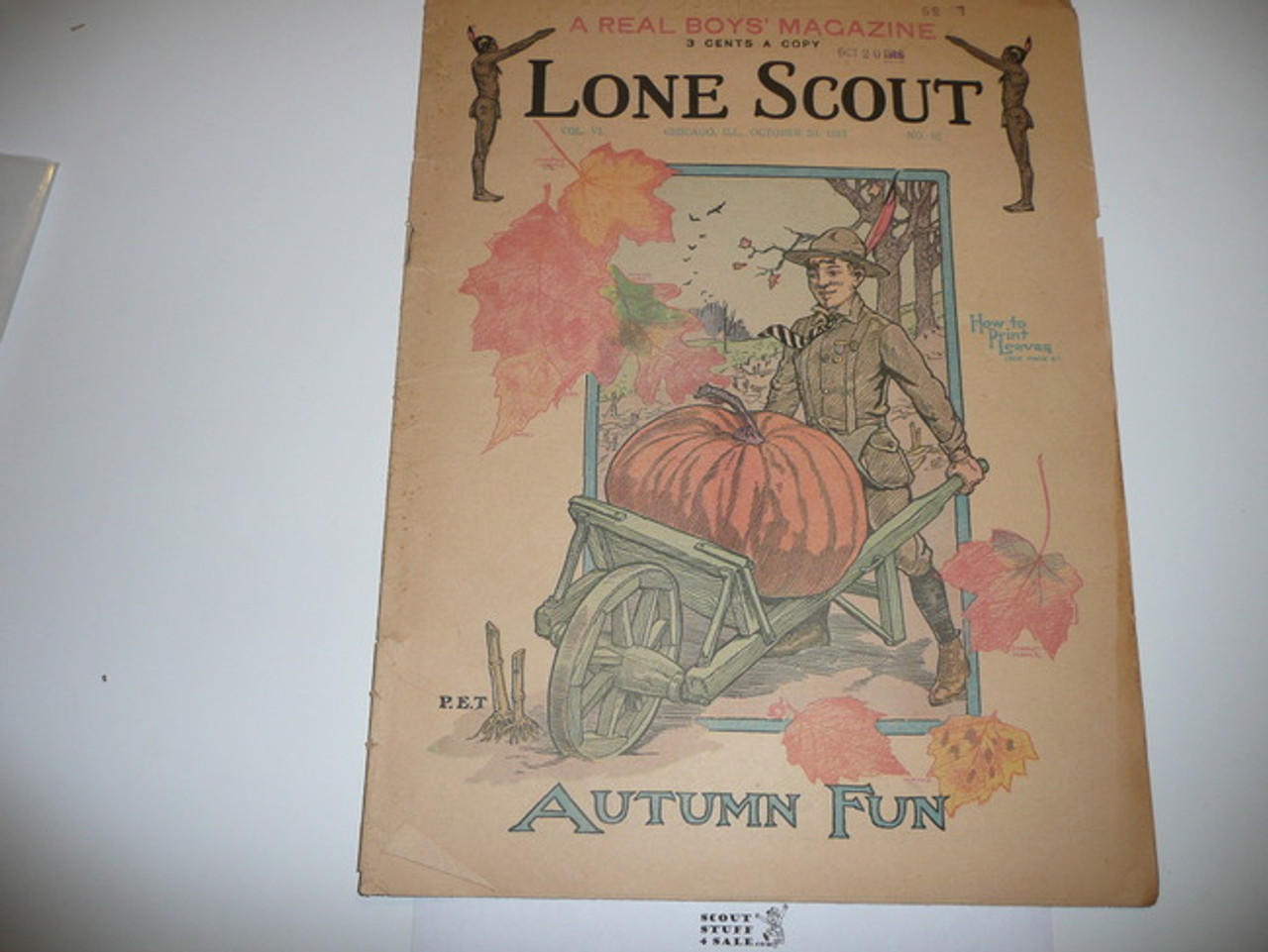 1917 Lone Scout Magazine, October 20, Vol 6 #52