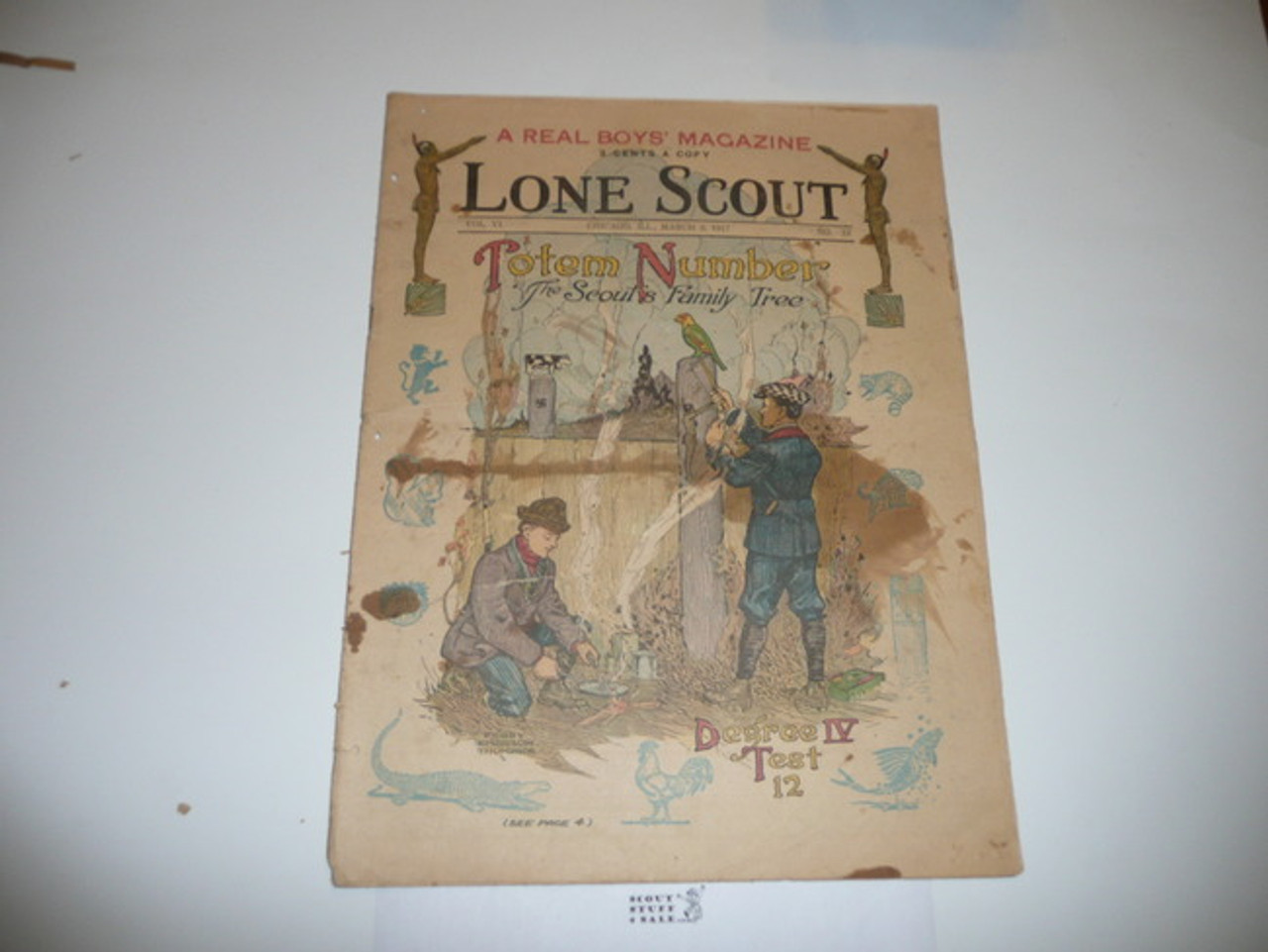 1917 Lone Scout Magazine, March 03, Vol 6 #19