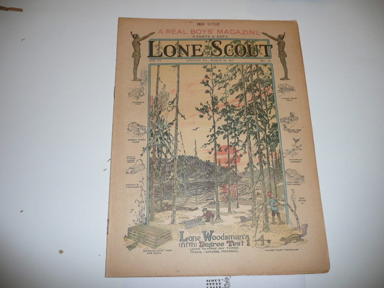 1917 Lone Scout Magazine, March 10, Vol 6 #20