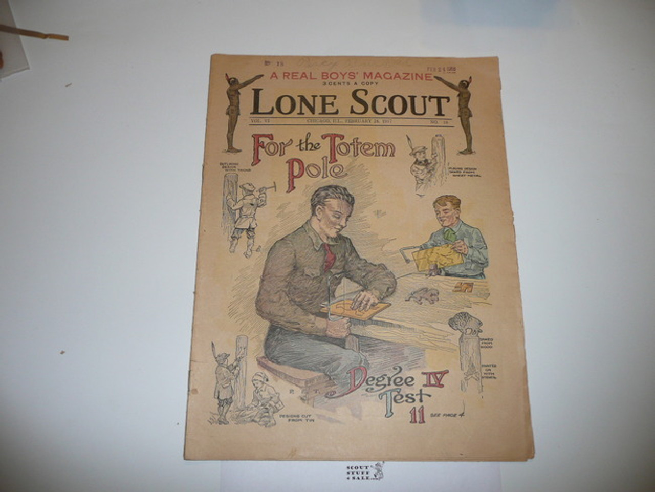 1917 Lone Scout Magazine, February 24, Vol 6 #18