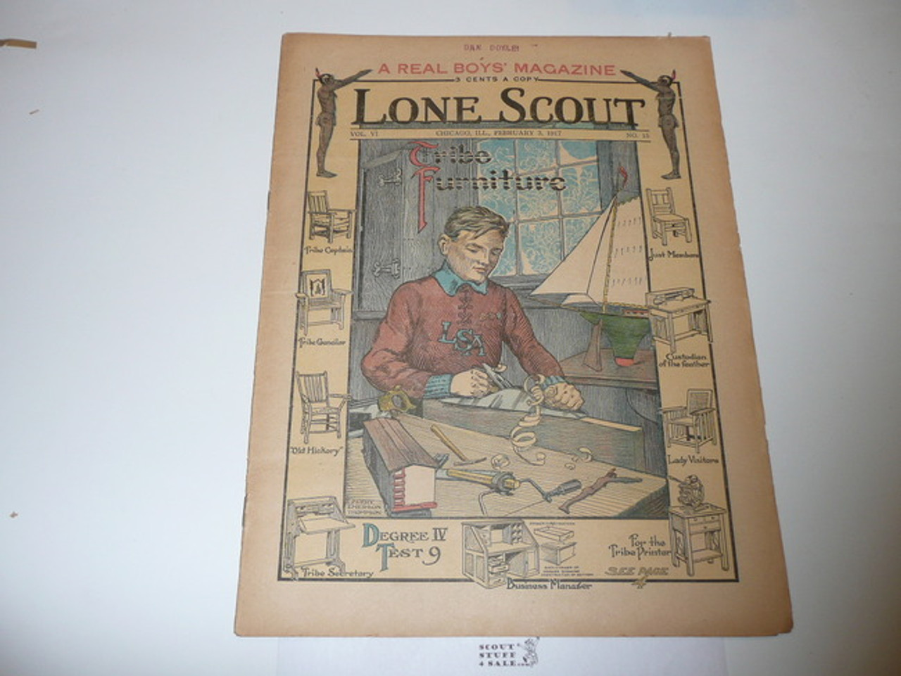 1917 Lone Scout Magazine, February 03, Vol 6 #15