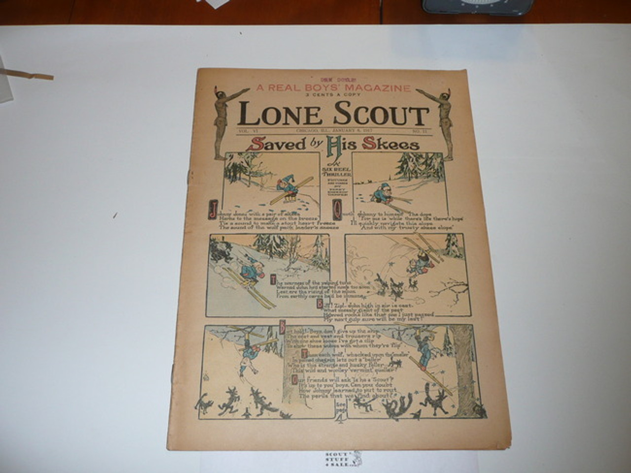 1917 Lone Scout Magazine, January 06, Vol 6 #11