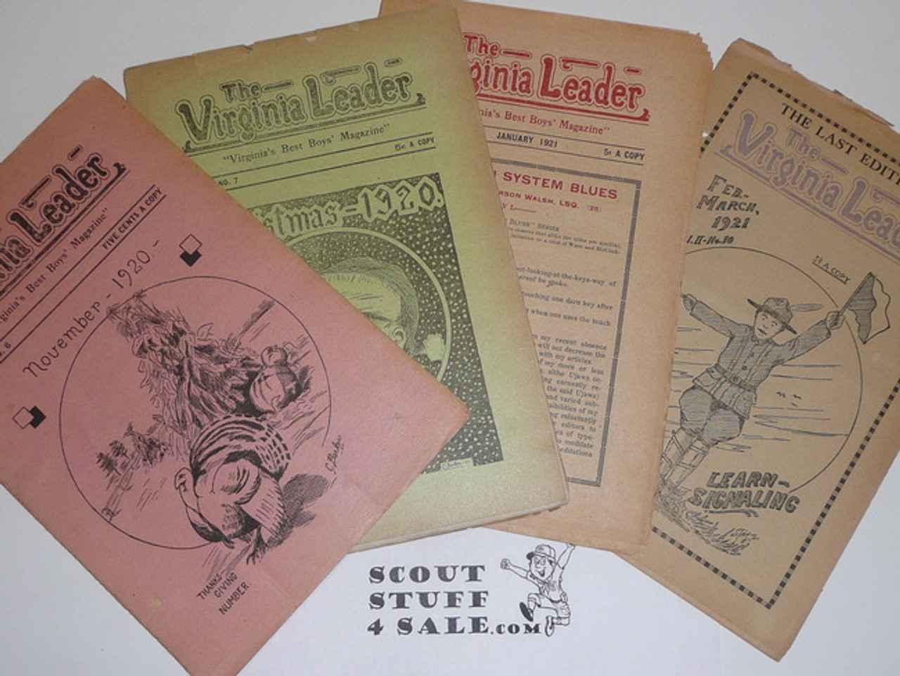 1920-1921 7 Issues of the Virginia Leader