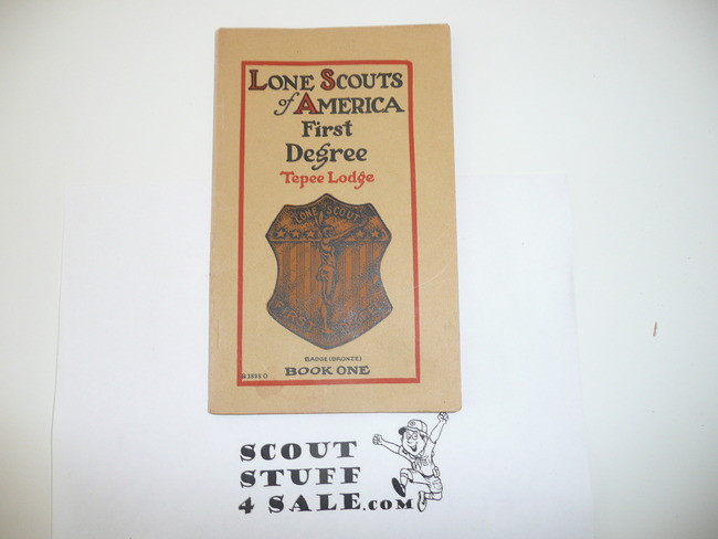 Lone Scout First Degree Book, After BSA Merger